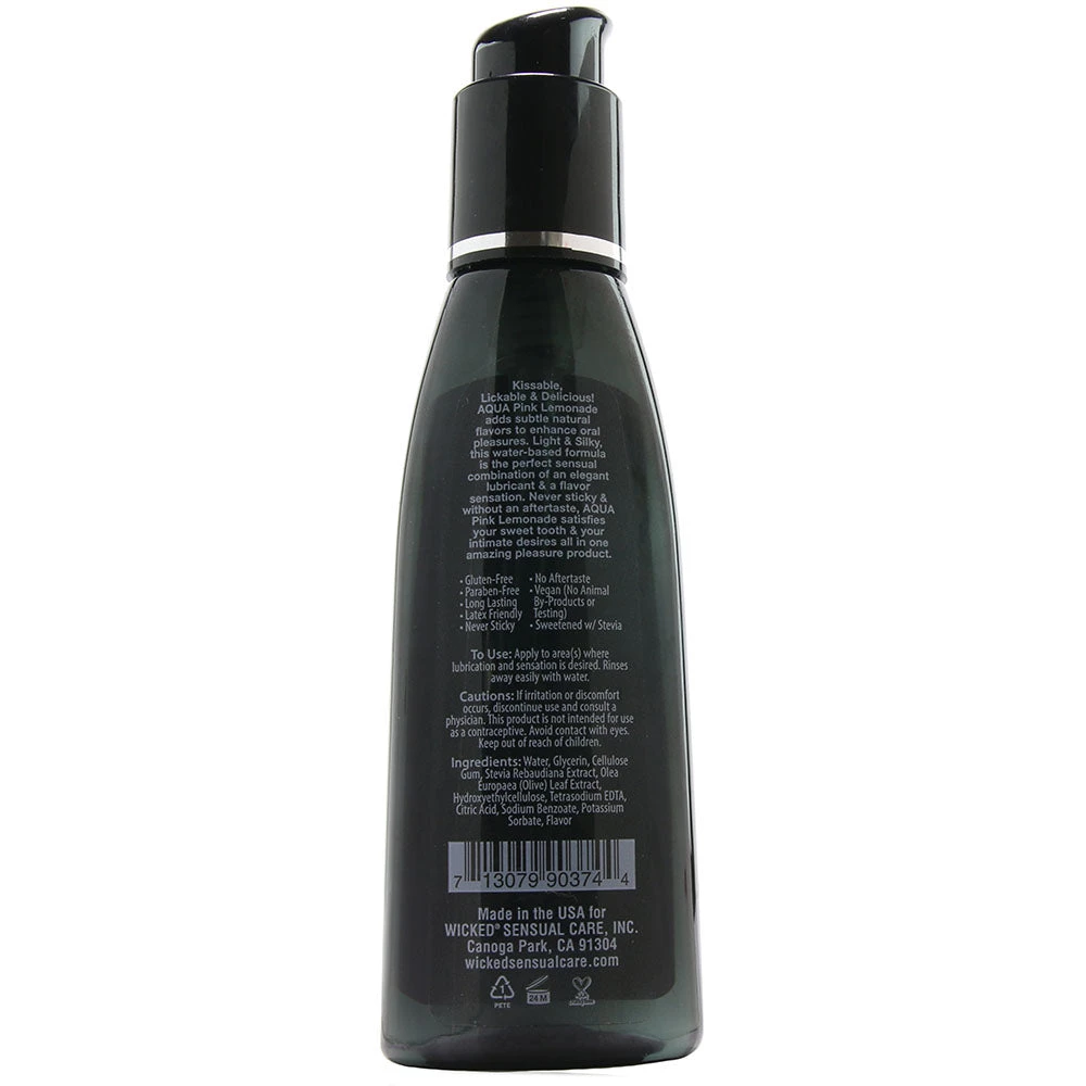 Wicked Sensual Care Aqua Flavored Lube 4oz/120ml 2 Wicked Sensual Care Aqua Flavored Lube 4oz/120ml - Image 2