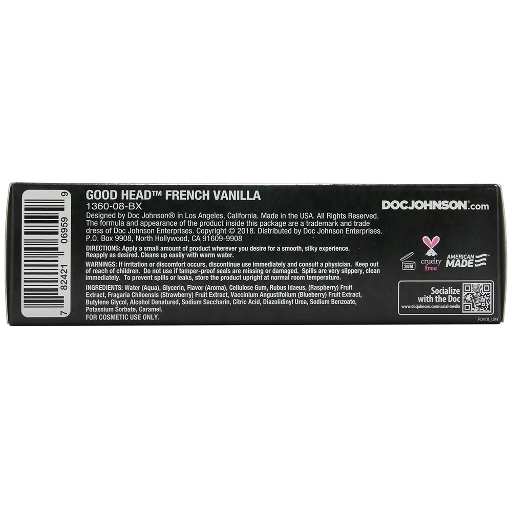 Doc Johnson GoodHead Oral Delight Gel 4oz/113g 3 Doc Johnson GoodHead Oral Delight Gel 4oz/113g - Image 3