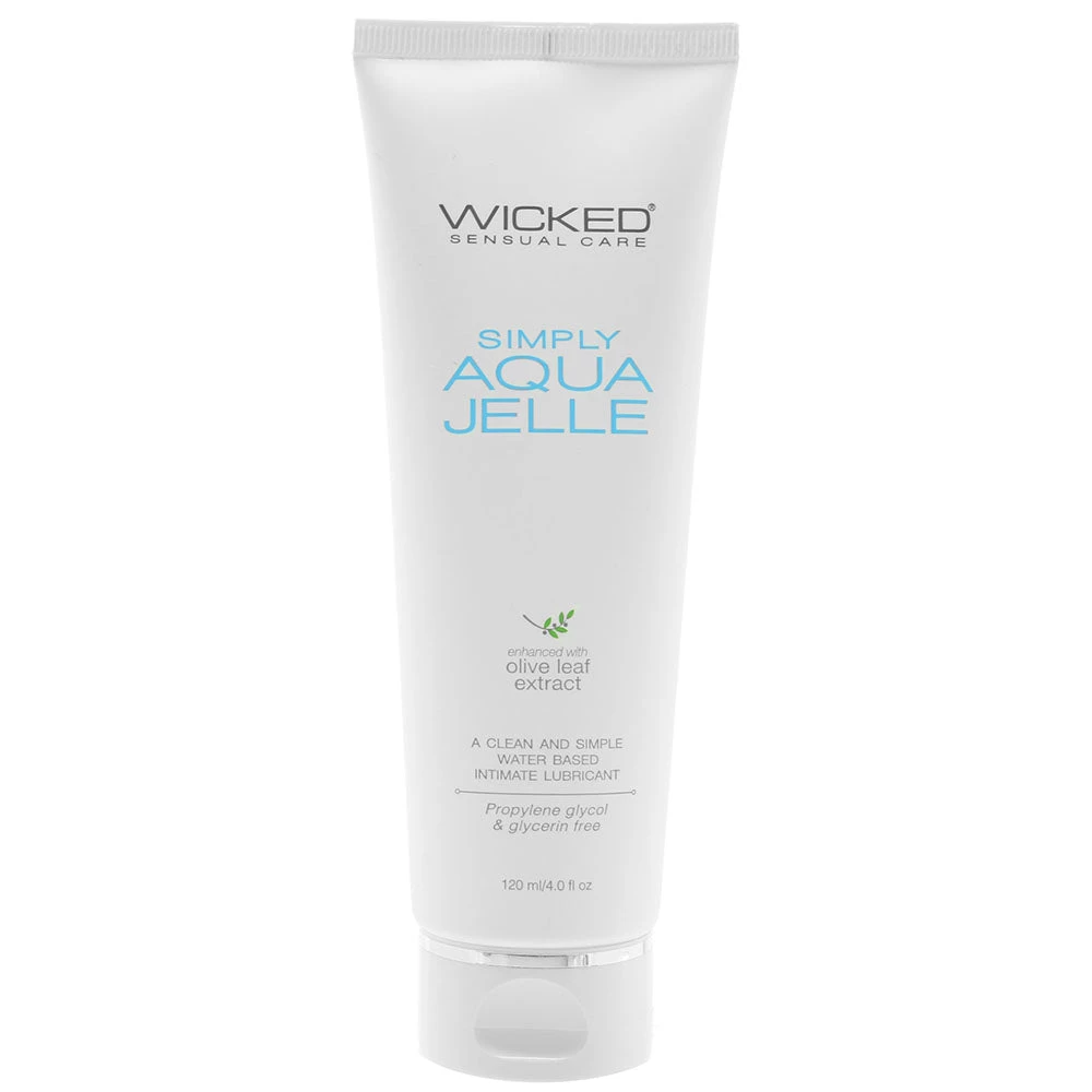 Wicked Sensual Care Simply Aqua Jelle Lube 4oz / 120ml 1 Wicked Sensual Care Simply Aqua Jelle Lube 4oz / 120ml