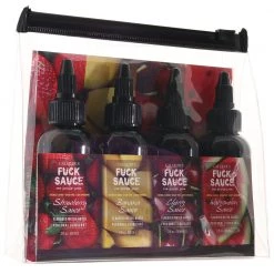 CalExotics F**k Sauce Saucy & Sexy Flavored Lube 4-pack