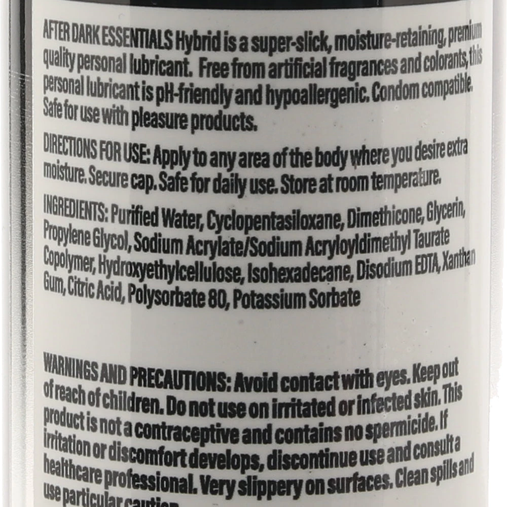 CalExotics After Dark Essentials Hybrid Lube 4oz. 4 CalExotics After Dark Essentials Hybrid Lube 4oz. - Image 4