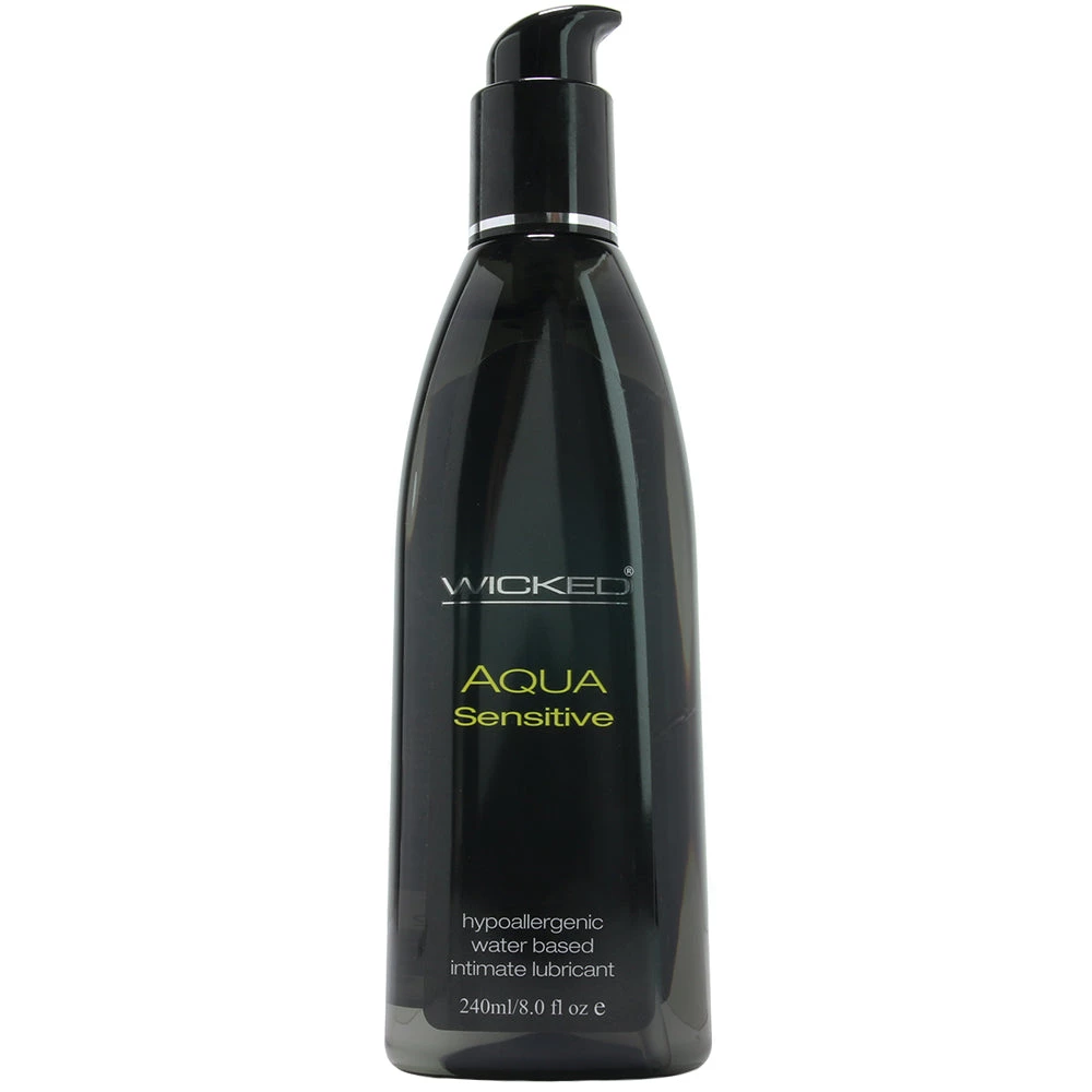 Wicked Sensual Care Aqua Sensitive Lubricant 8oz/240ml 1 Wicked Sensual Care Aqua Sensitive Lubricant 8oz/240ml