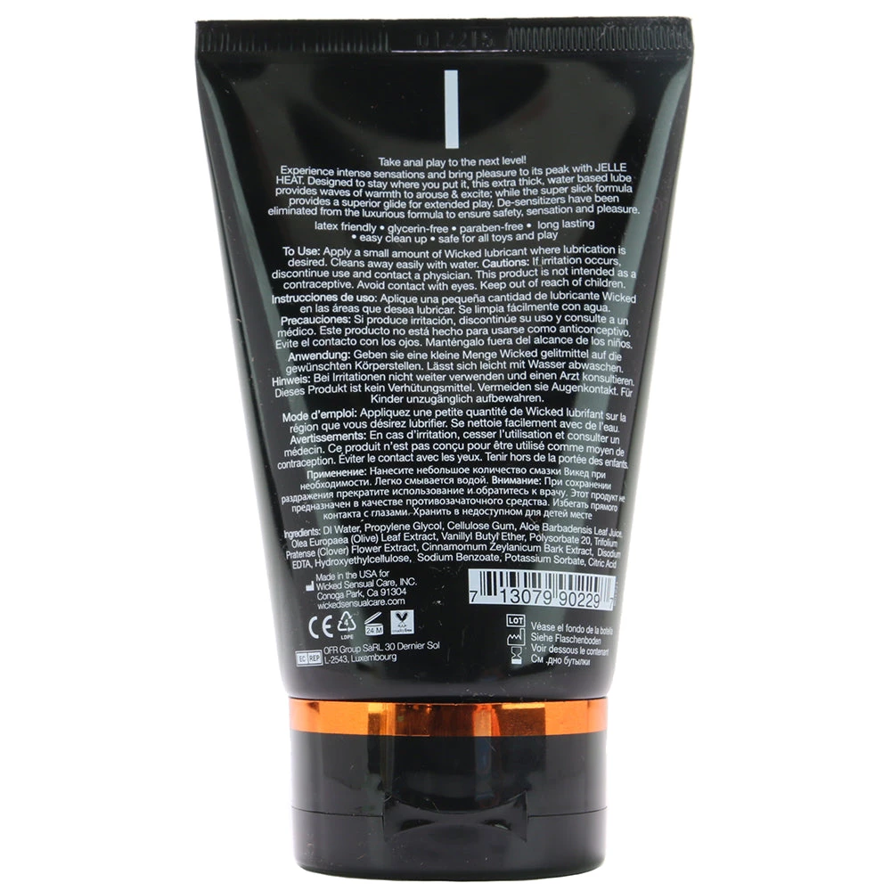 Wicked Sensual Care Jelle Heat Warming Anal Lube 2 Wicked Sensual Care Jelle Heat Warming Anal Lube - Image 2