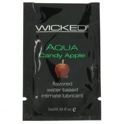 Wicked Sensual Care Aqua Flavored Lube .10oz/3ml
