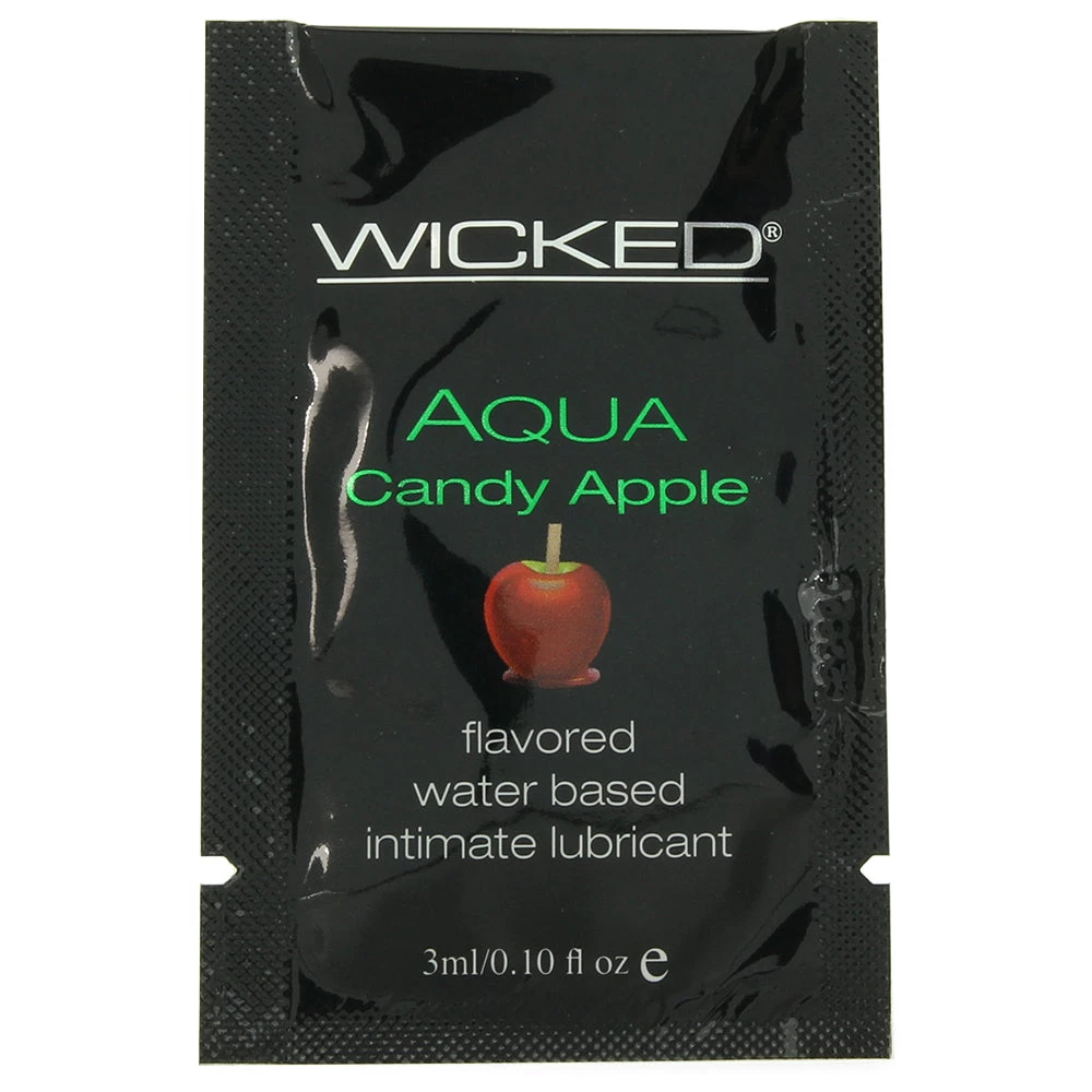 Wicked Sensual Care Aqua Flavored Lube .10oz/3ml 1 Wicked Sensual Care Aqua Flavored Lube .10oz/3ml