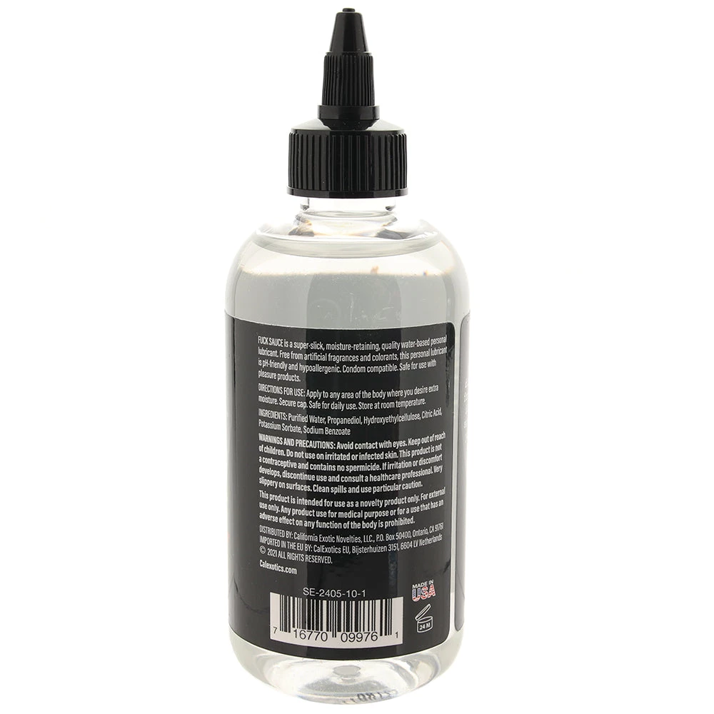 CalExotics F**ck Sauce Water Based Lube 8oz/236.6ml 6 CalExotics F**ck Sauce Water Based Lube 8oz/236.6ml - Image 6