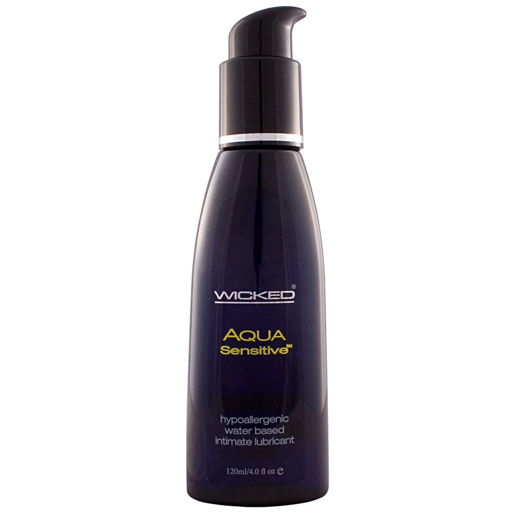 Wicked Sensual Care Aqua Sensitive Lubricant 4oz/120ml 1 Wicked Sensual Care Aqua Sensitive Lubricant 4oz/120ml