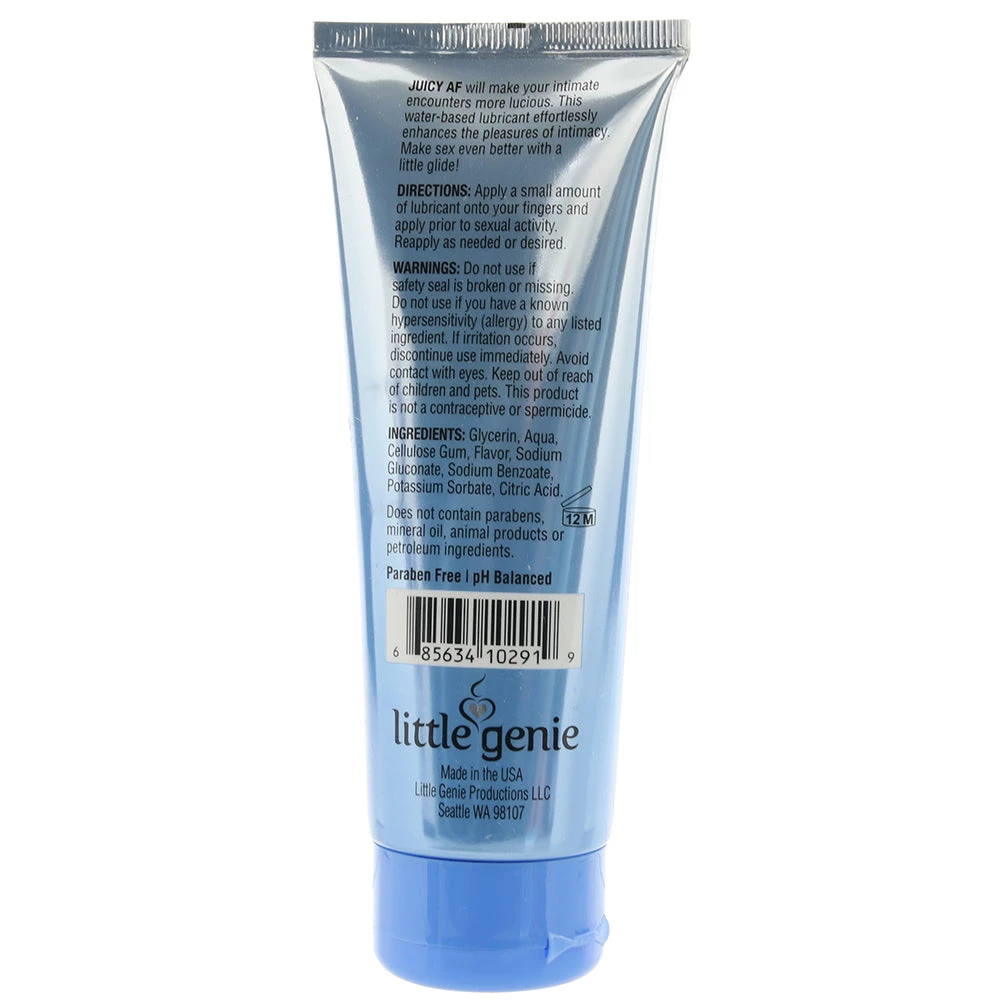 Little Genie Juicy AF Water Based Lube 4oz/118ml 6 Little Genie Juicy AF Water Based Lube 4oz/118ml - Image 6