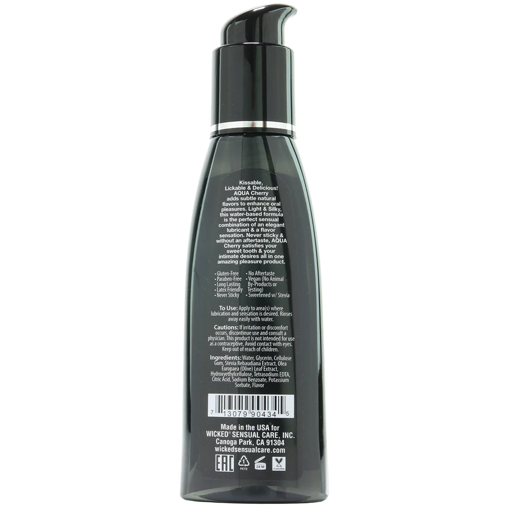 Wicked Sensual Care Aqua Flavored Lube 4oz/120ml 2 Wicked Sensual Care Aqua Flavored Lube 4oz/120ml - Image 2