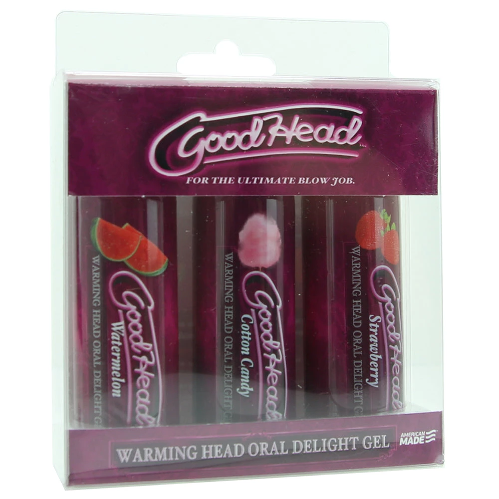 Doc Johnson GoodHead Warming Head Oral Delight Gel 3 Pack 4 Doc Johnson GoodHead Warming Head Oral Delight Gel 3 Pack - Image 4