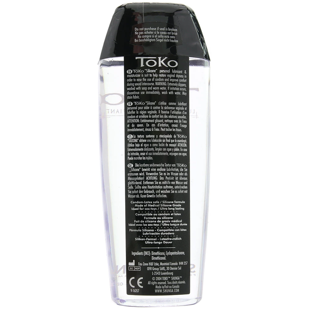 Shunga Toko Silicone Lubricant 5.5oz/163ml 2 Shunga Toko Silicone Lubricant 5.5oz/163ml - Image 2