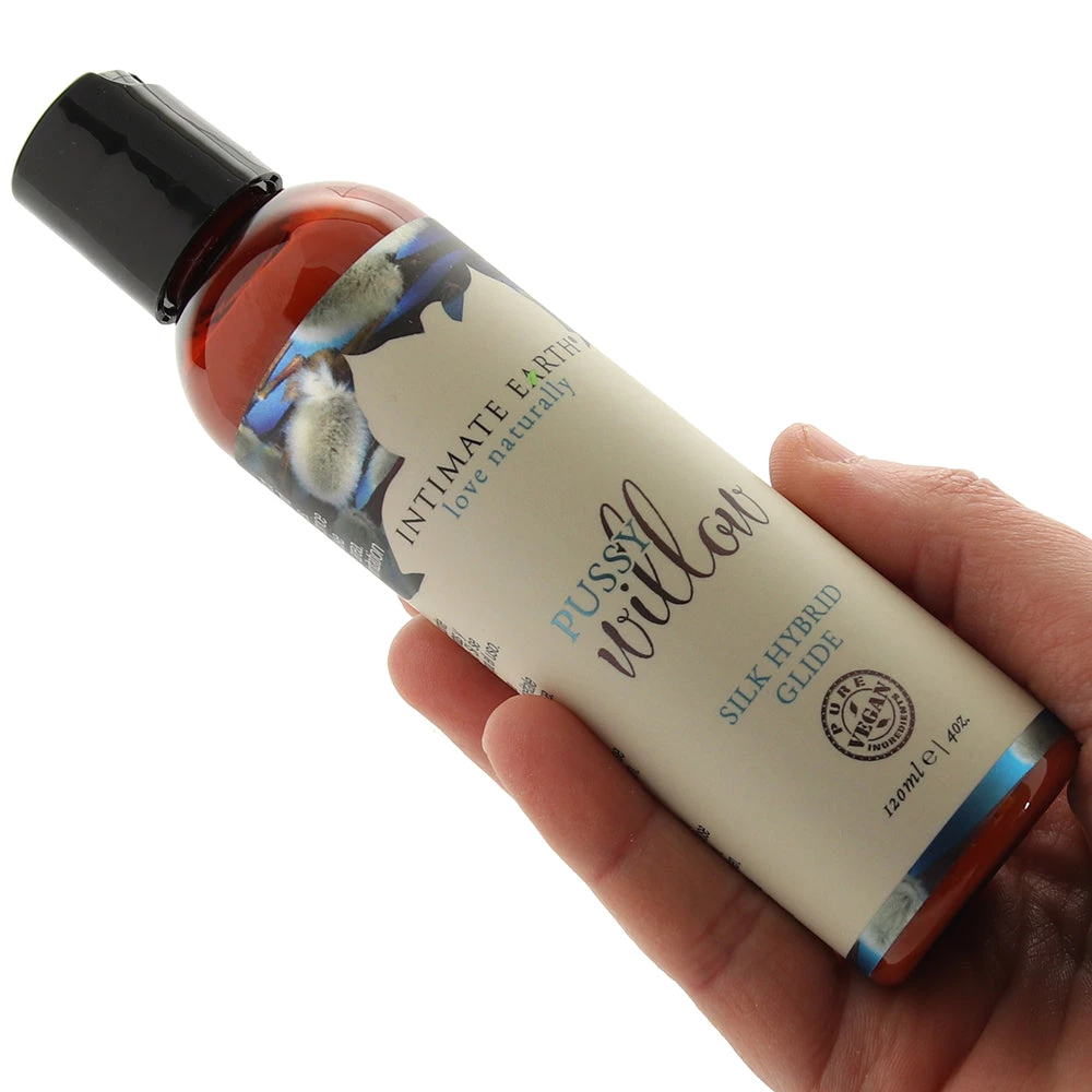 New Earth Trading Pussy Willow Silk Hybrid Lube 4oz/120ml 4 New Earth Trading Pussy Willow Silk Hybrid Lube 4oz/120ml - Image 4